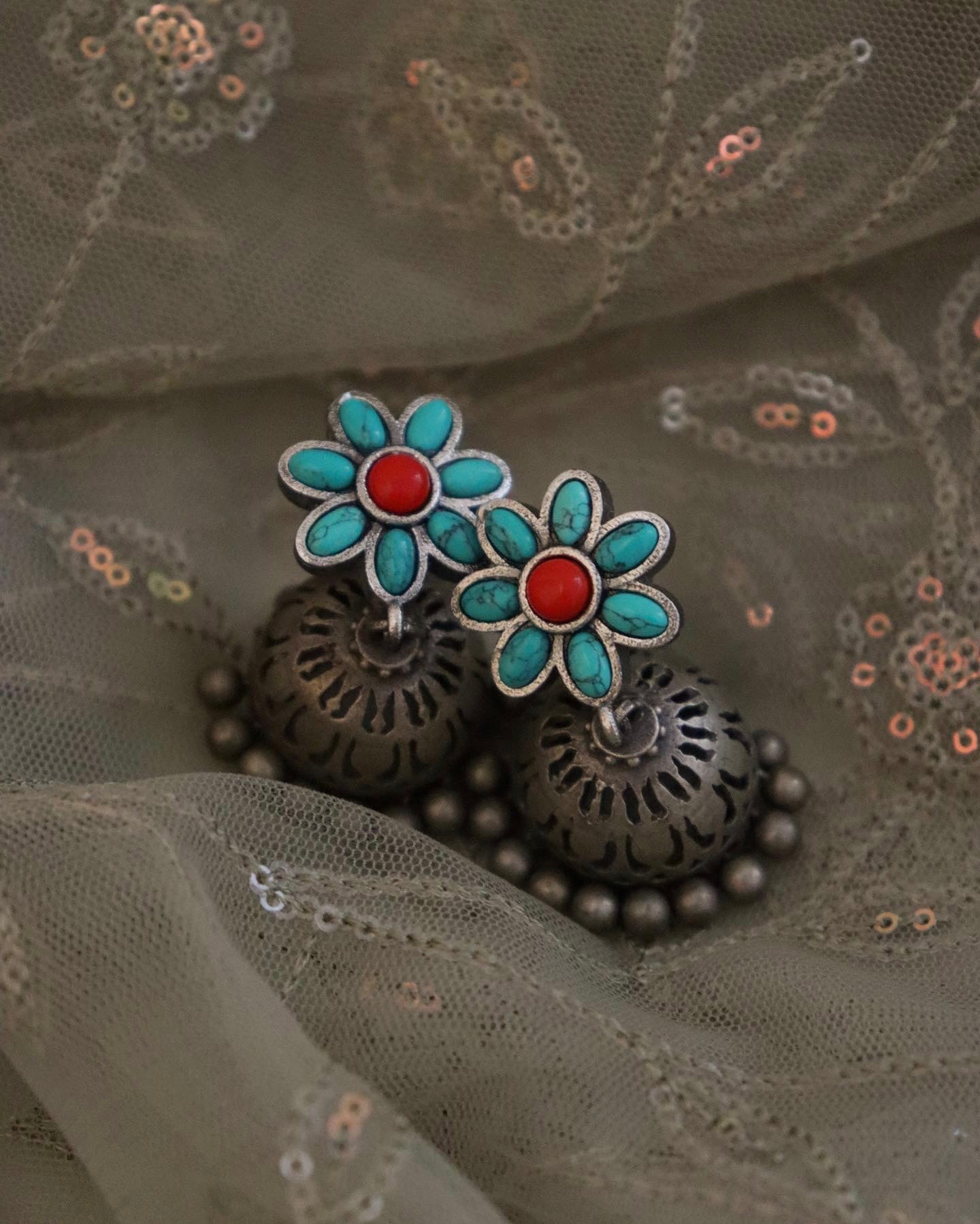 Minal Necklace Set - Multi Color