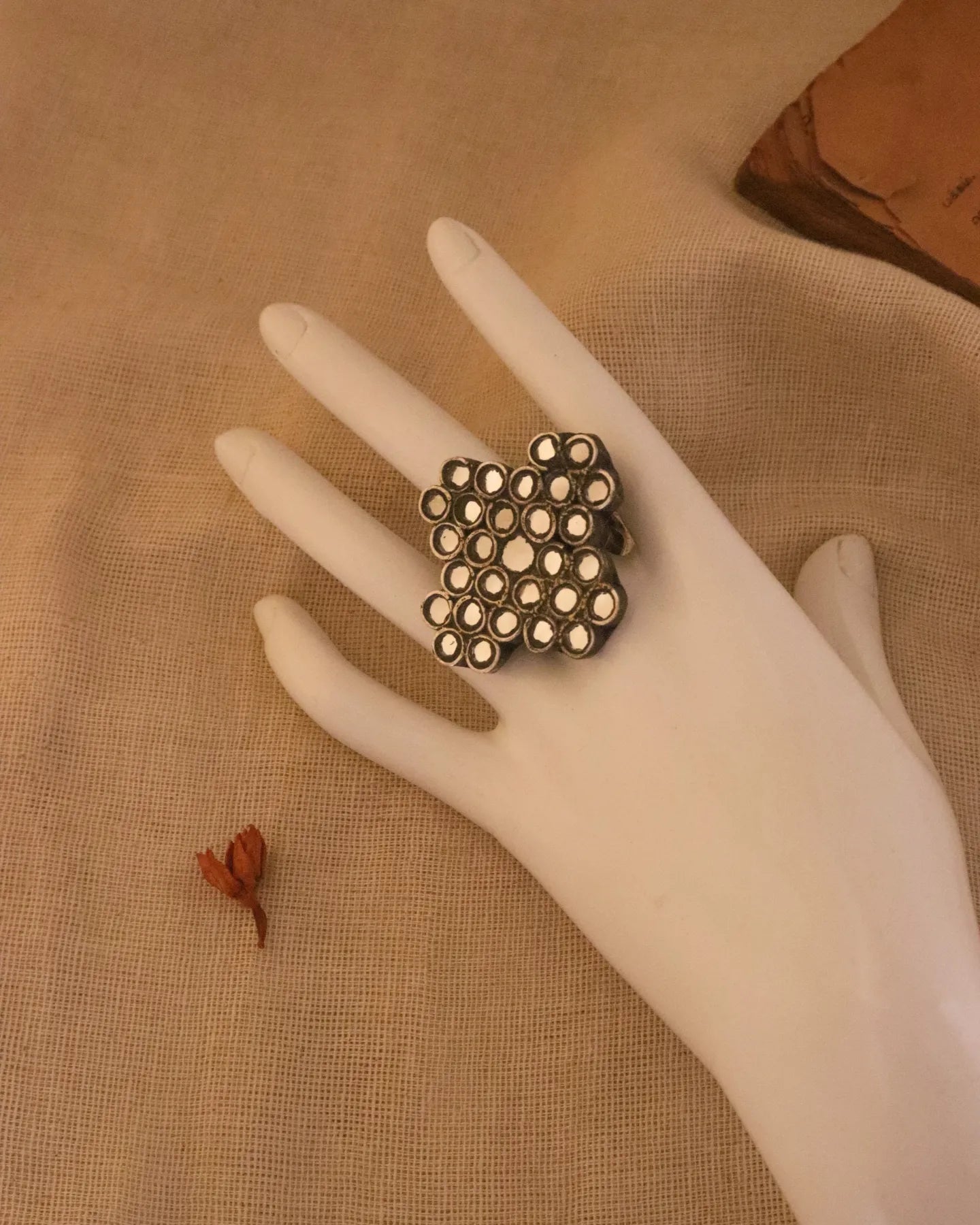 Mogra Statement Rings