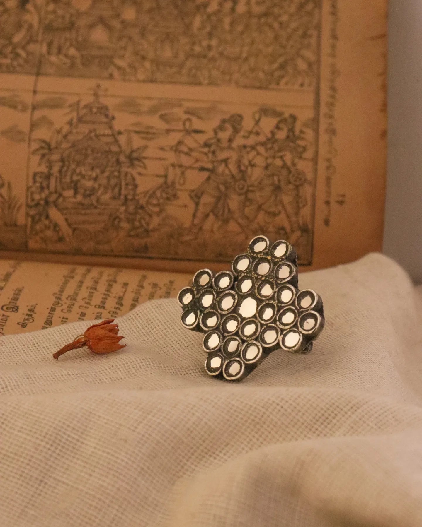 Mogra Statement Rings
