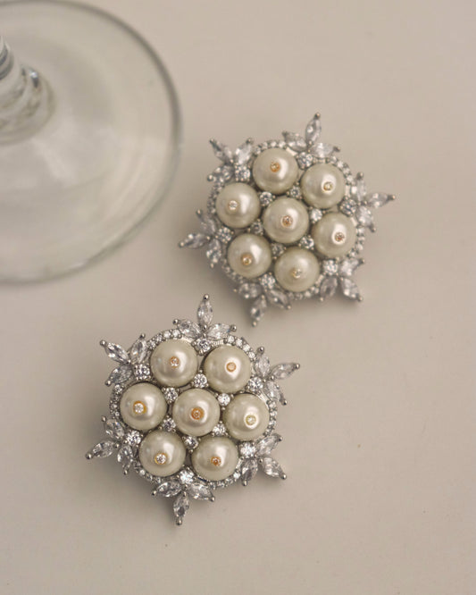 Bhumi Pearl Statement Studs